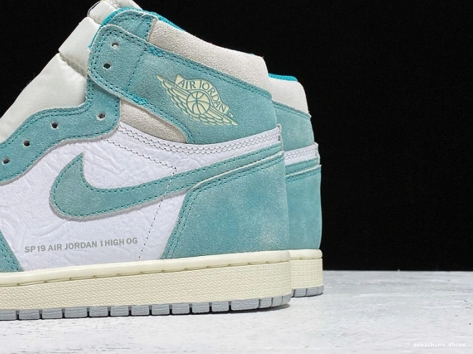 Rep OG Turbo Air Jordan High 1 Green Retro 555088-311 0805